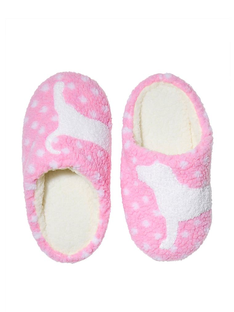 Papuci de casă PINK cu vârf închis