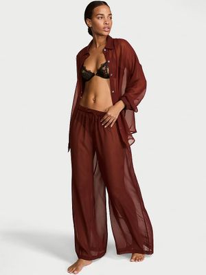 Victoria's Secret Pantaloni plisați din șifon
