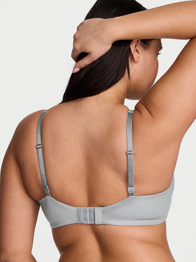 Sutien Smooth Plunge ușor căptușit. Produsul este de culoare gri și provine din colecția Very Sexy.