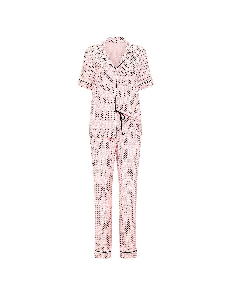 Pijamale modale cu mâneci scurte și pantaloni lungi SoSoft. Produsul are o culoare cu model și provine din colecția Victoria's Secret.