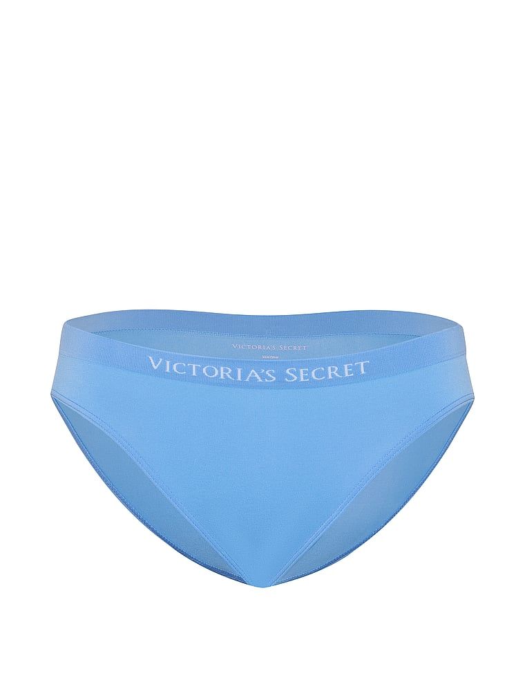 Chiloți de bikini fără cusături. Produsul este albastru și provine din colecția Seamless (Seamless Collection).