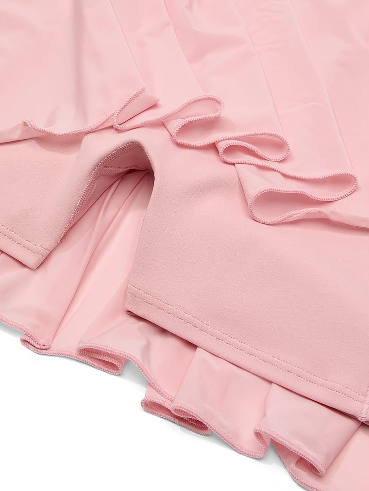 Fustă sport de tenis cu pantaloni scurți VSX Elevate Sheer Radiance. Produsul este roz și provine din colecția VSX.