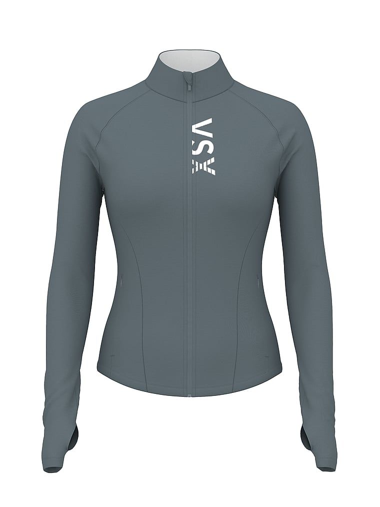 Hanorac cu fermoar VSX Elevate. Produsul este gri și provine din colecția VSX.