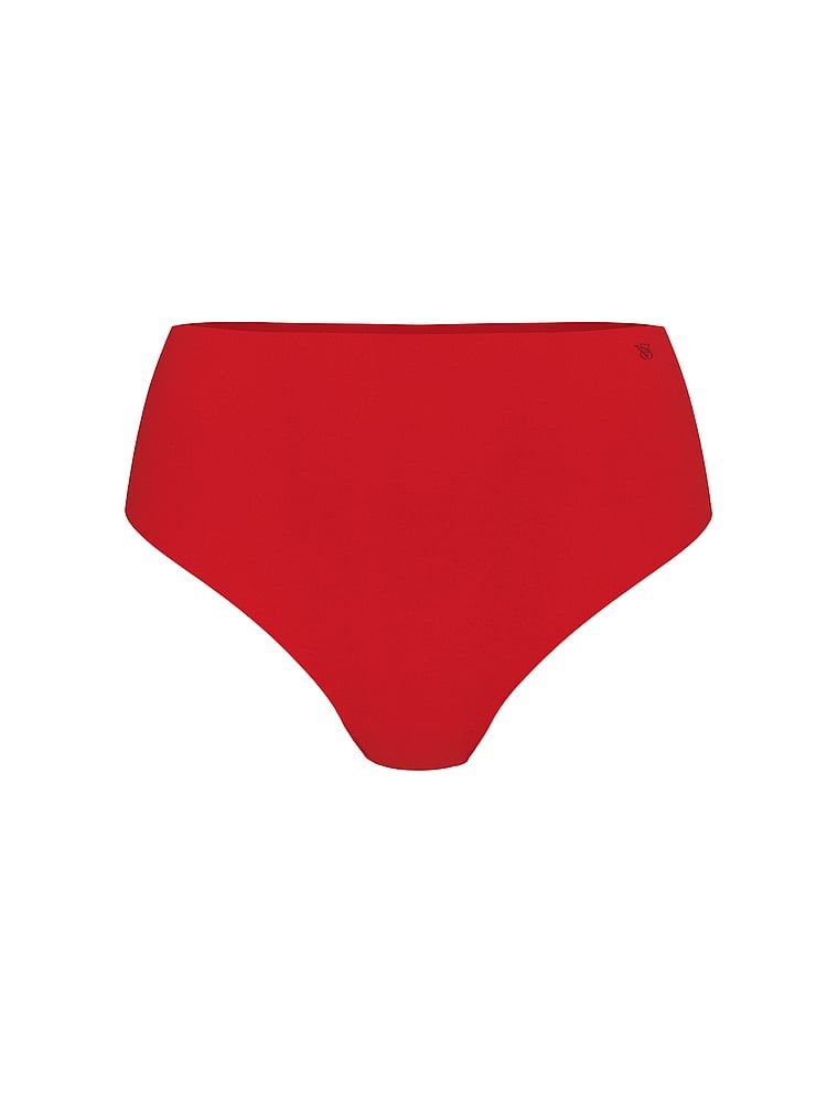Tanga fără cusături cu talie înaltă No-Show. Produsul este de culoare roșie și provine din colecția No-Show.