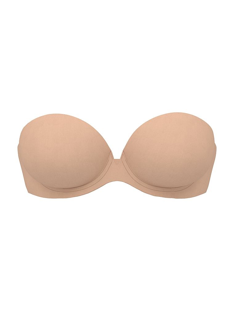 Sutien push-up fără bretele. Produsul este bej și provine din colecția Very Sexy.
