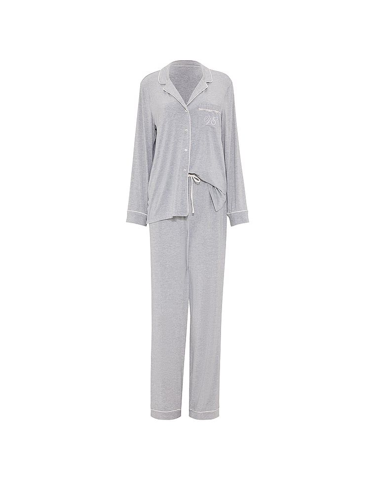 Pijamale făcute din SoSoft modal. Produsul este de culoare gri și provine din colecția Victoria's Secret.