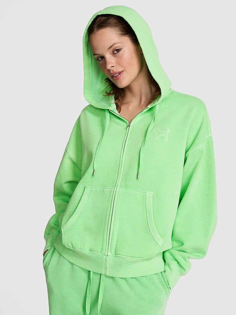 Hanorac cu glugă și fermoar Campus Fleece