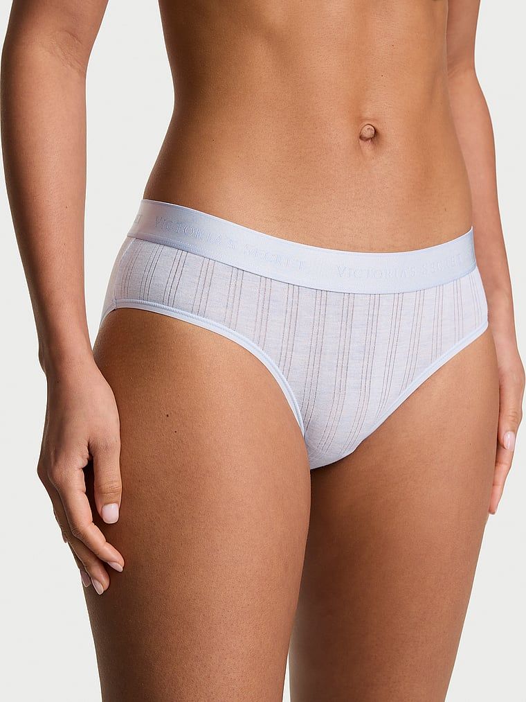 Cotton Chiloți Hiphugger din modal ultra-fin, cu logo