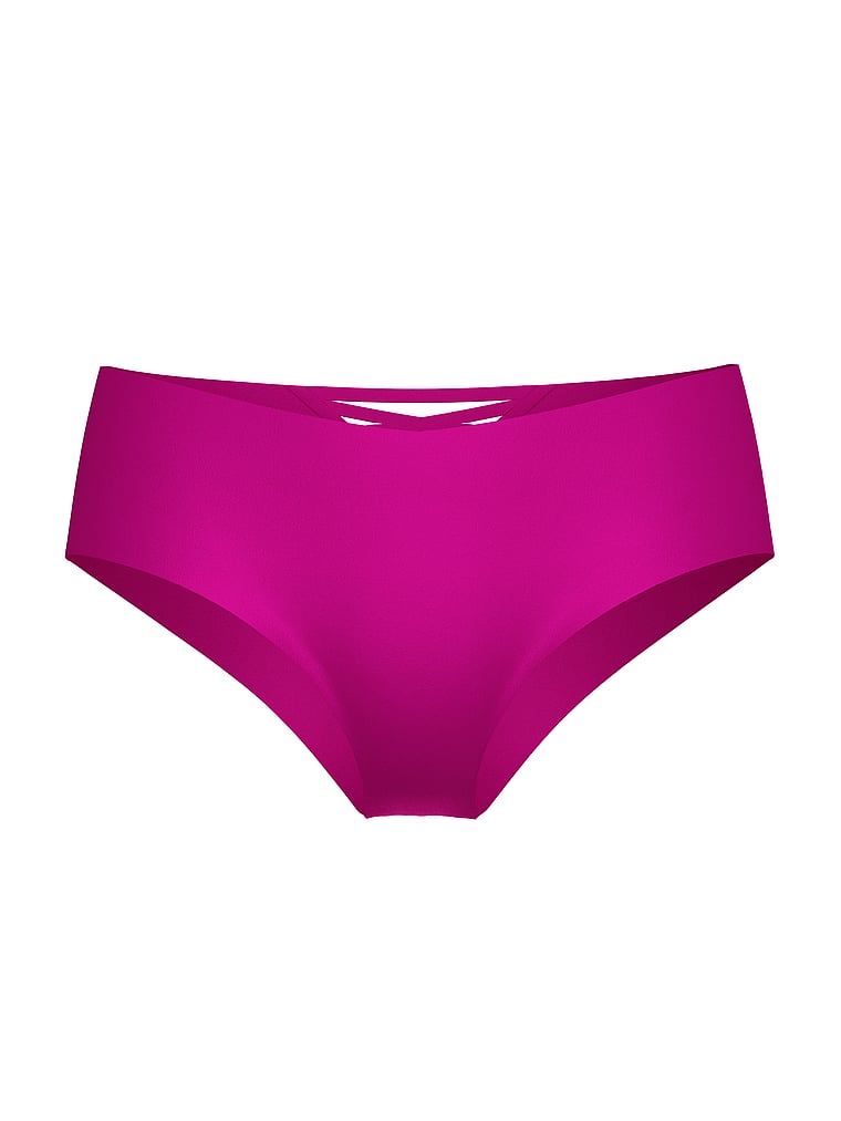 Chiloți fără cusături cu bretele în spatele No-Show Strappy Cheeky. Produsul este de culoare violet și provine din colecția No-Show.