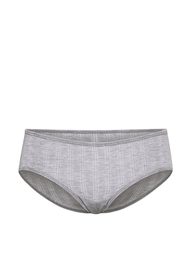 Chiloți modali ultra-fine hiphugger. Produsul este de culoare gri și provine din colecția Victoria's Secret.