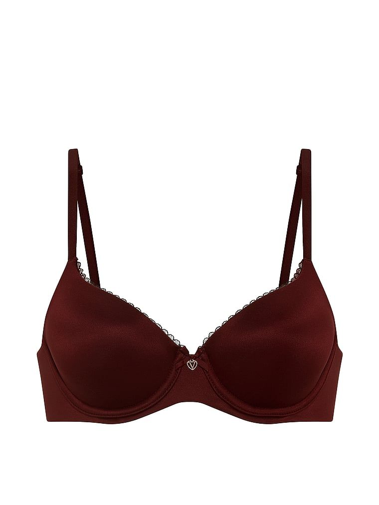 Sutien Smooth Demi ușor căptușit. Produsul este de culoare maro și provine din colecția Body by Victoria.