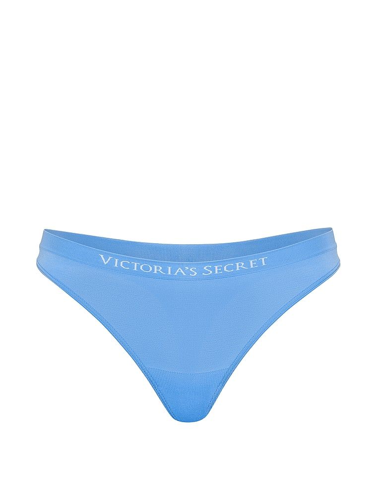Tanga fără cusură. Produsul este albastru și provine din colecția Seamless (Seamless Collection).