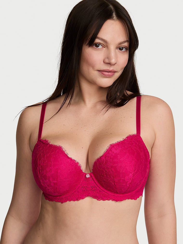Dream Angels Sutien Demi din dantelă, cu căptușeală subțire și acoperire clasică