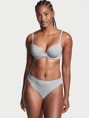 Victoria's Secret Chiloți cu talie înaltă din bumbac extensibil