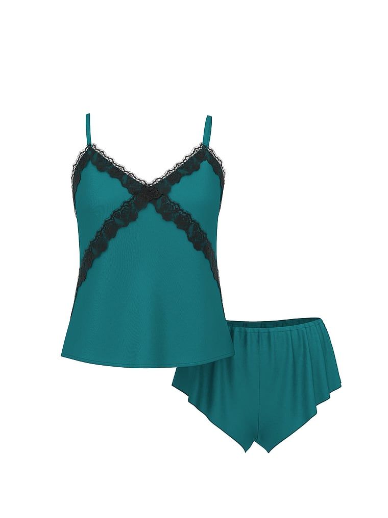 Set de dantelă cu dantelă cu dantelă din satin rose. Produsul este de culoare albastră și provine din colecția Very Sexy.