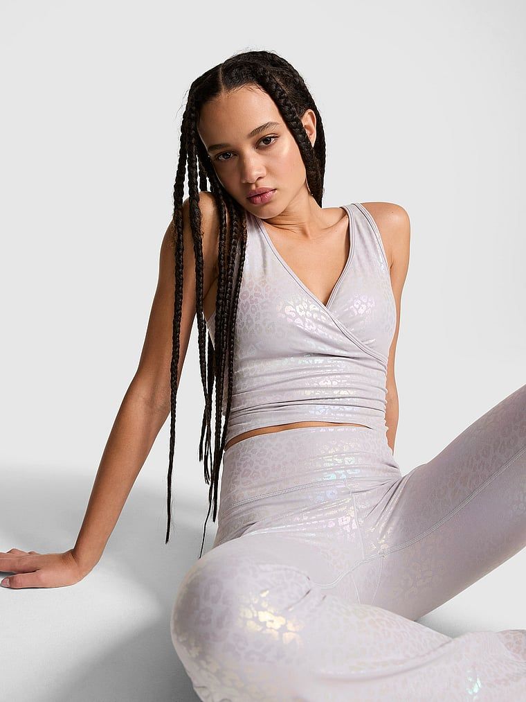  Relay cu drapaj Wrap Top cu sutien