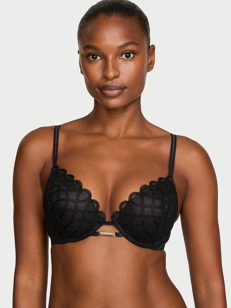 Very Sexy Sutien cu Push-Up Bombshell Add-2-Cups cu broderie Viper