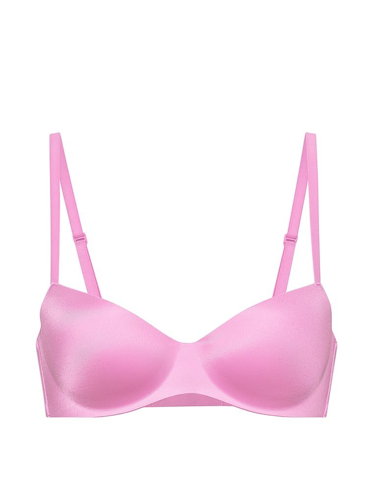 Sutien ușor căptușit, cu balconet FlexFactor. Produsul este roz și provine din colecția Body by Victoria.