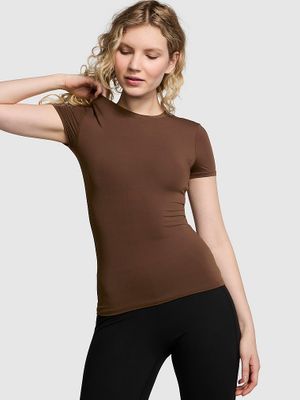 Tricou cu mâneci scurte și bază elastică