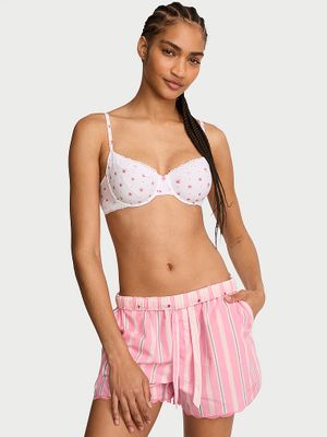 Victoria's Secret Pantaloni scurți de pijama din bumbac Sleep Heritage – Mix & Match