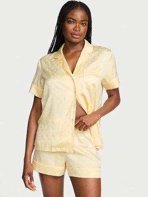 Victoria's Secret Set pijama scurtă Signature din satin