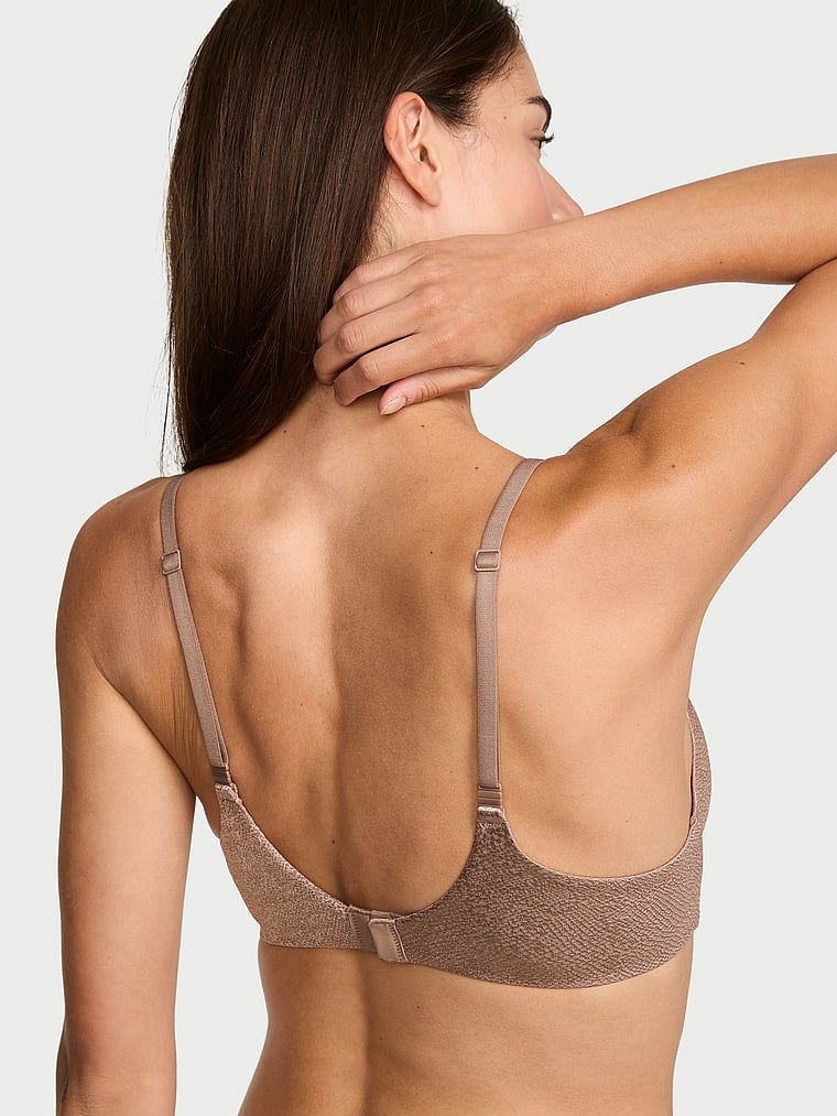 FlexFactor Demi sutien ușor căptușit. Produsul este de culoare maro și provine din colecția Body by Victoria.