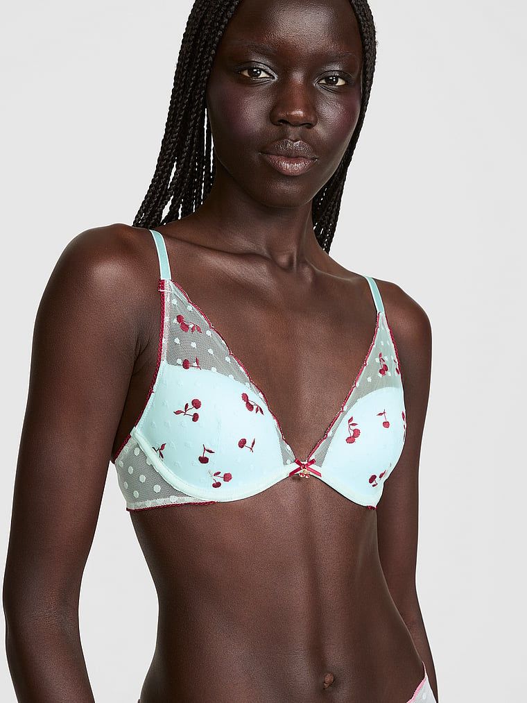 PINK Sutien plonjant ușor căptușit PINK Wink