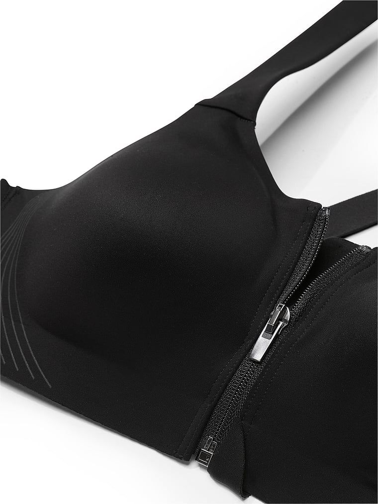 Sutien sport cu suport maxim Knockout. Produsul este de culoare gri și provine din colecția VSX.