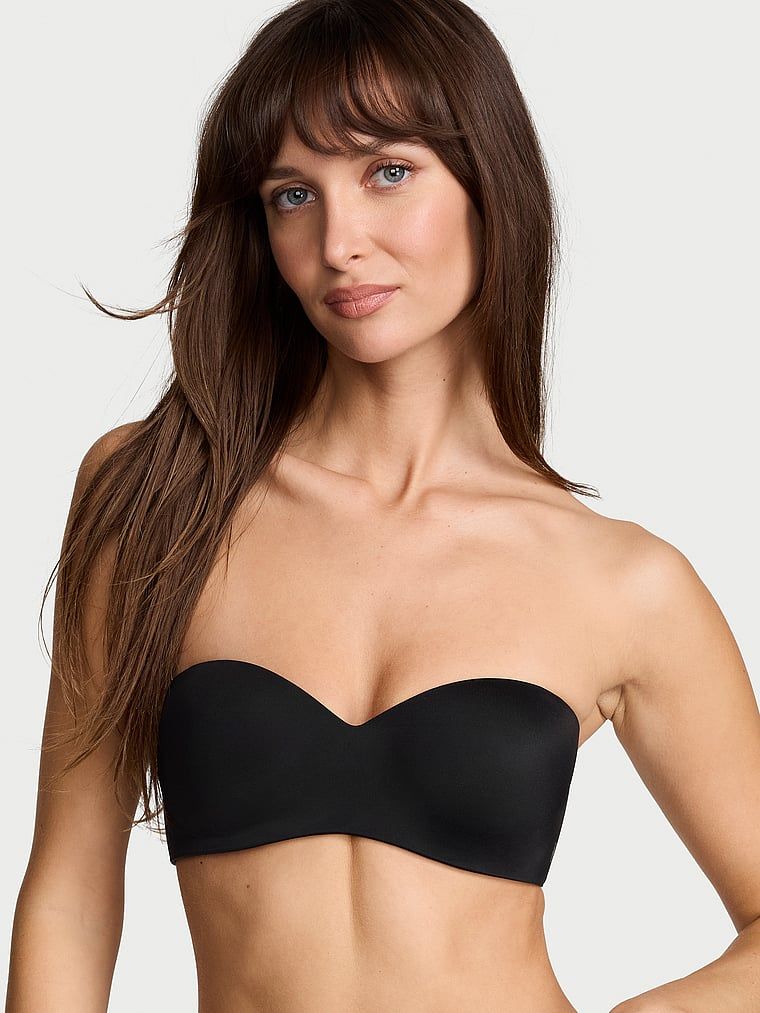 Invisible by Victoria's Secret Sutien Sweetheart fără bretele, cu căptușeală subțire