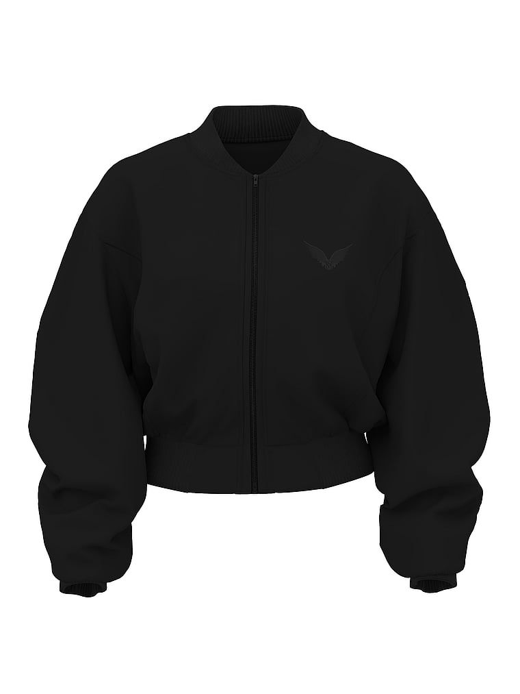 Jachetă bomber VSFS 2025. Produsul este negru și provine din colecția Angel Essentials.