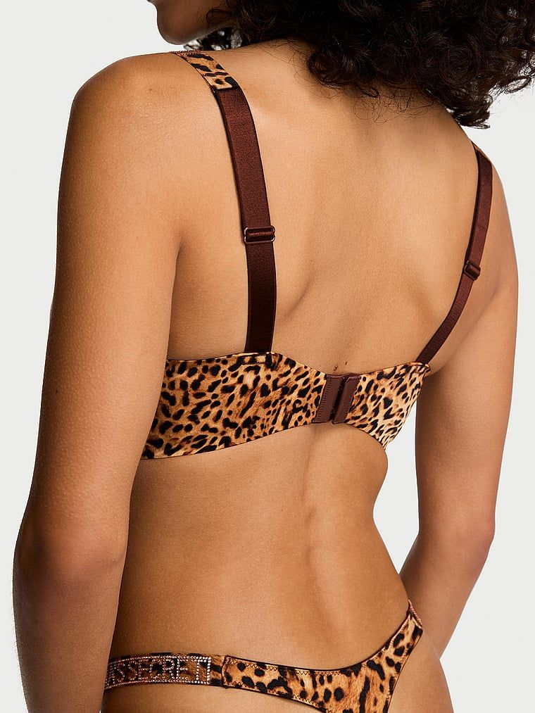 Sutien push-up Shine Strap. Produsul are o culoare cu model și provine din colecția Very Sexy.