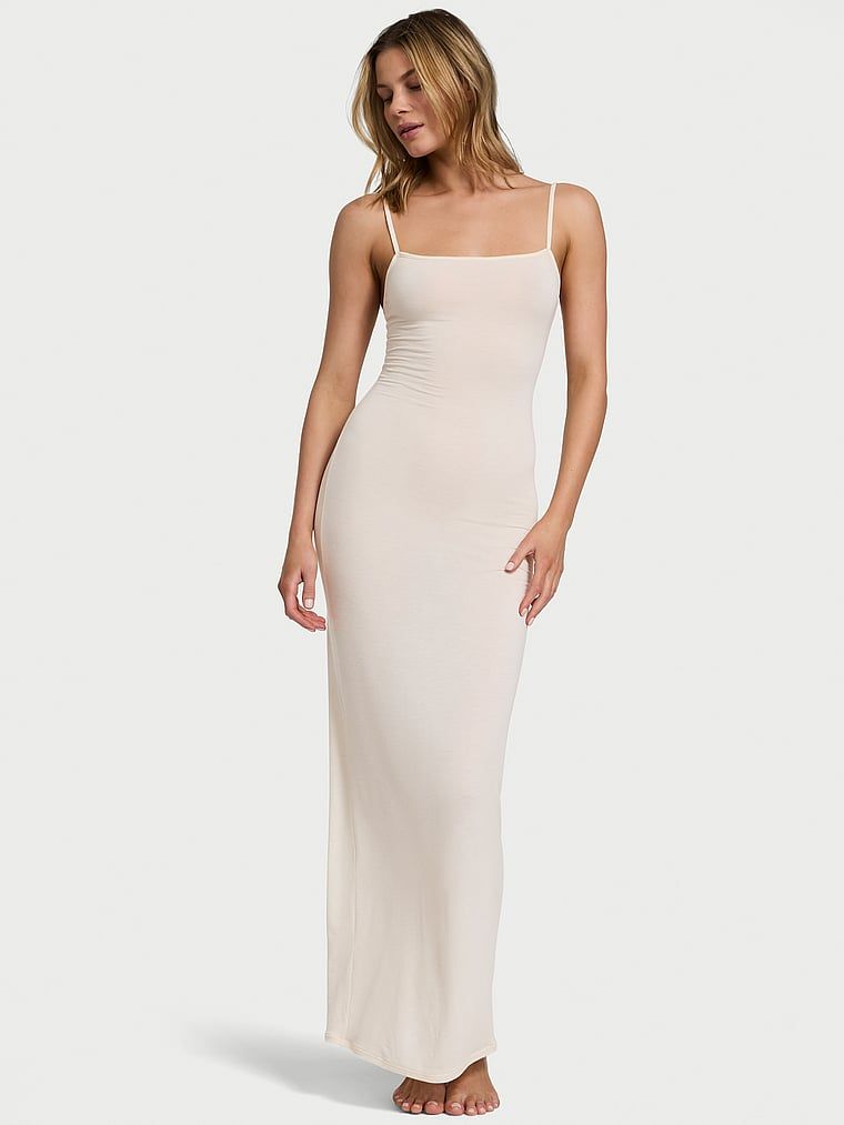 Victoria's Secret Rochie lungă tip slip din tricot Luxe Cashmere