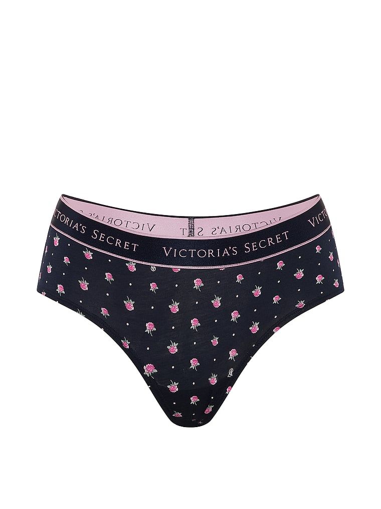 Chiloți din bumbac cu logo-ul Cheeky la talie. Produsul are o culoare florală și provine din colecția Bumbac.