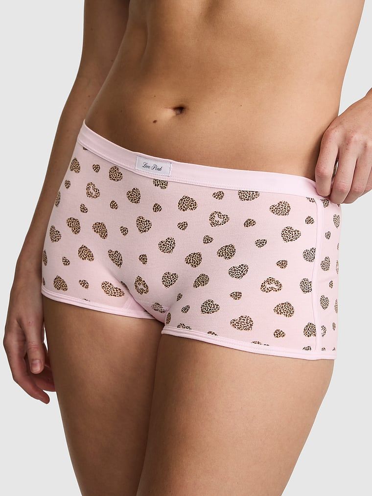 PINK Chiloți Boyshort Dorm din bumbac