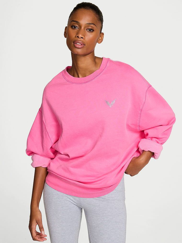 Angel Essentials Bluză sport Crewneck Effortless Fleece