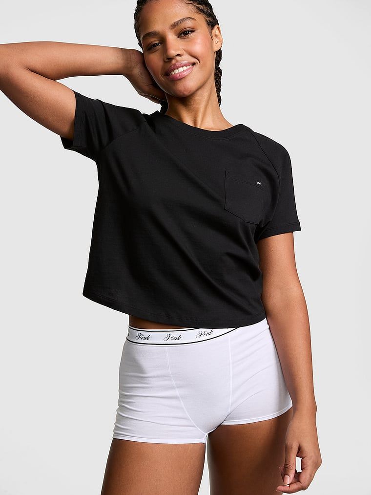 raglan Tricou de dormit din bumbac