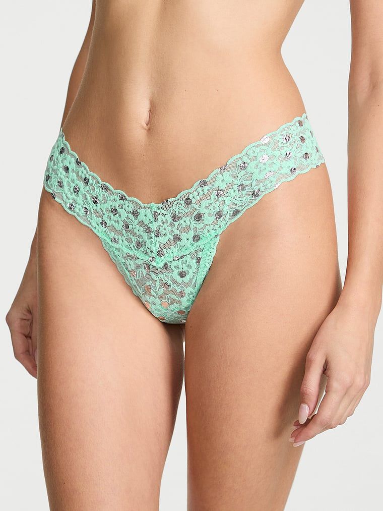Lacie Tanga cu dantelă Shimmer Dot