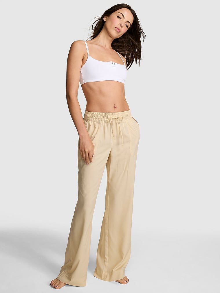 Pantaloni cu picioare largi Easy de zi cu zi
