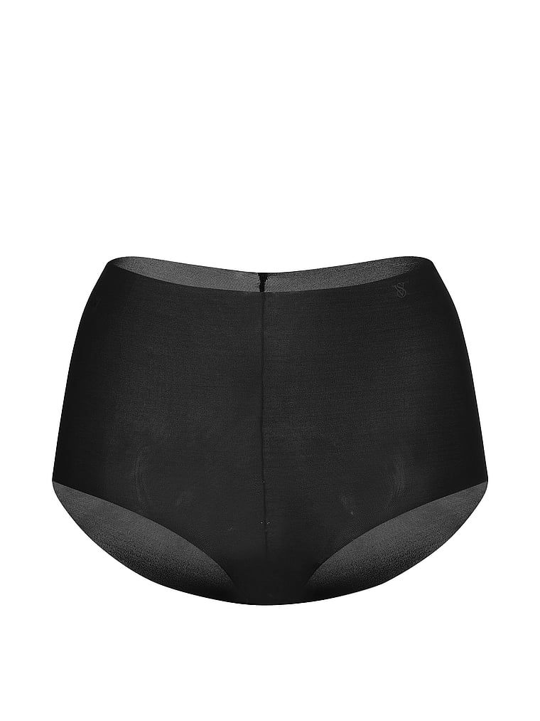 Chiloți din plasă cu talie înaltă, fără apariție. Produsul este negru și provine din colecția No-Show.