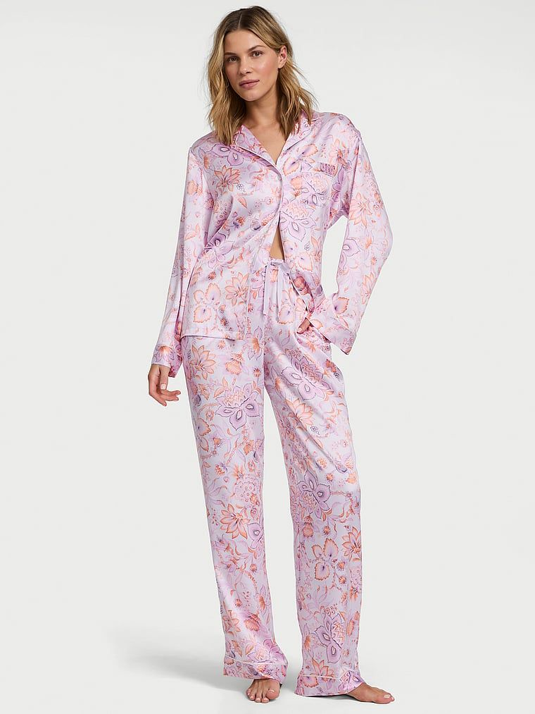 Victorias Secret Set pijama lungă din satin Glazed