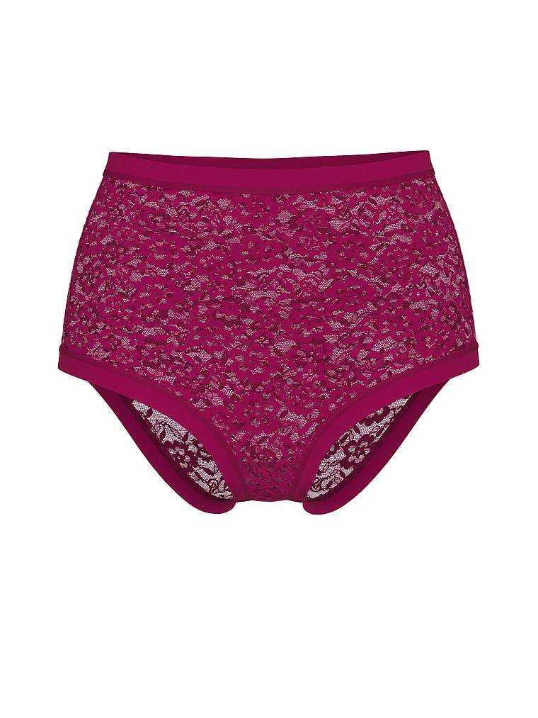 Chiloți din dantelă chiloți cu talie înaltă No-Show . Produsul este de culoare roz și provine din colecția No-Show.
