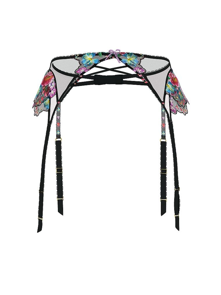 Portjartieră Dark Blossom. Produsul este modelat și provine din colecția Very Sexy.