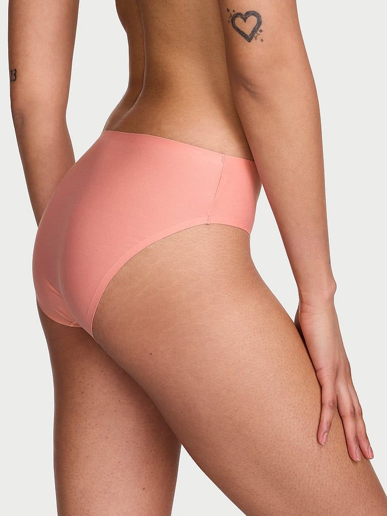 Chiloți de bikini din microfibră Flex. Produsul este roz și provine din colecția Body by Victoria.