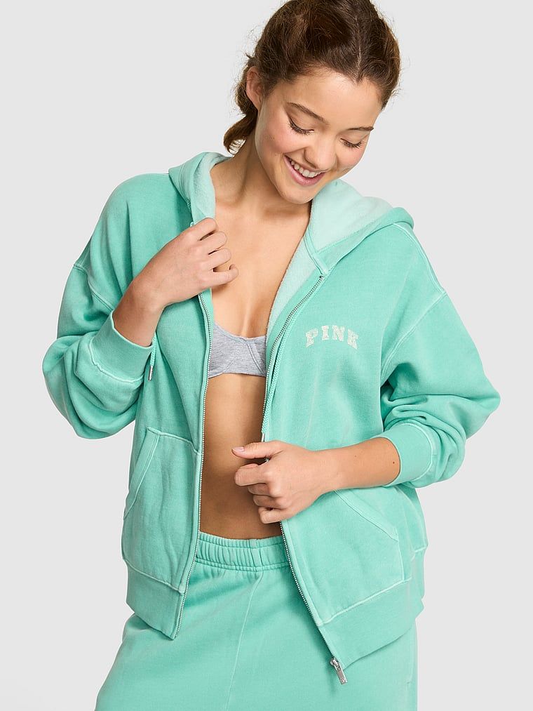 Hanorac Ivy Fleece Campus cu fermoar complet