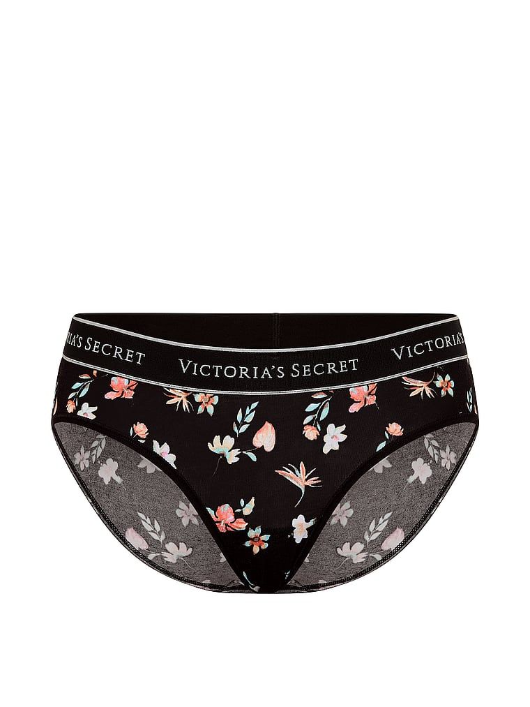 Chiloți din bumbac cu logo-ul Hiphugger în talie. Produsul are un model floral și provine din colecția Bumbac.