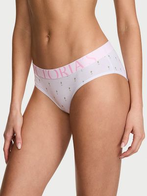 Cotton Chiloți Hiphugger din bumbac, cu logo supradimensionat