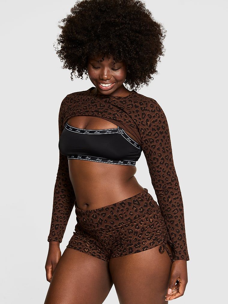 Shorts Wa?e Knit Foldover