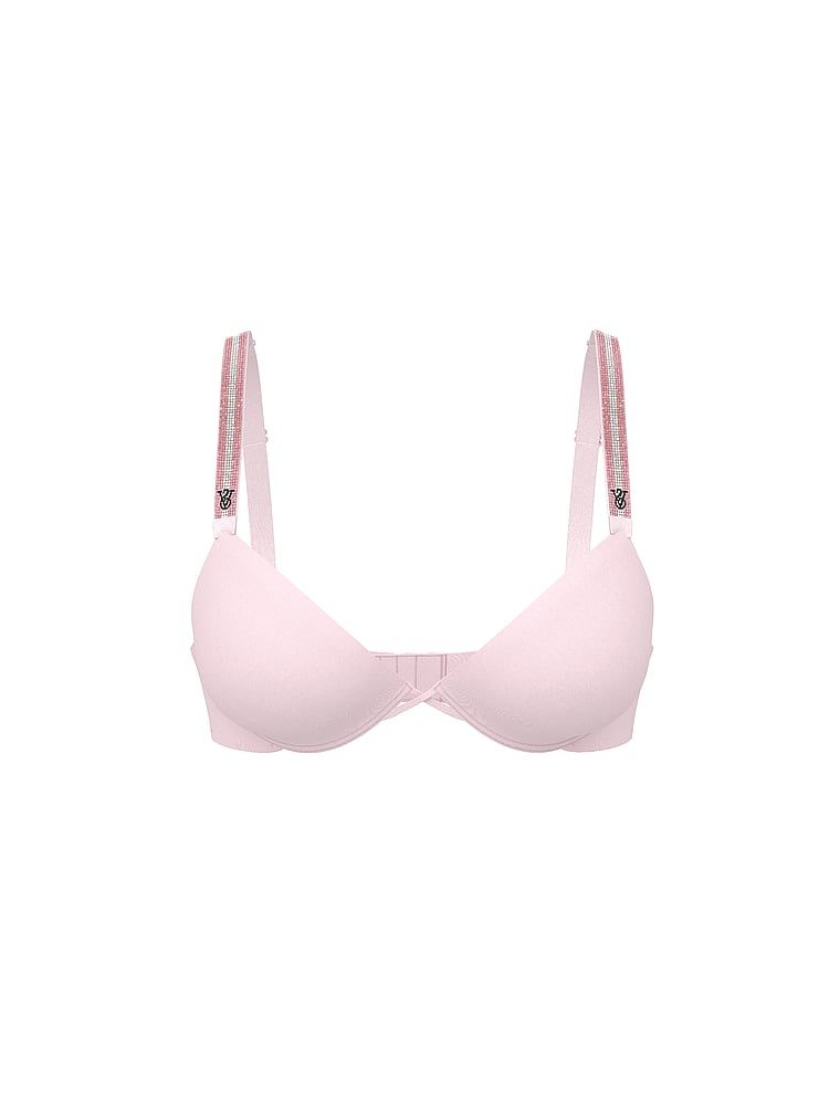 Sutien măritor push-up 2 mărimi Bombshell Shine Strap. Produsul este roz și provine din colecția Very Sexy.