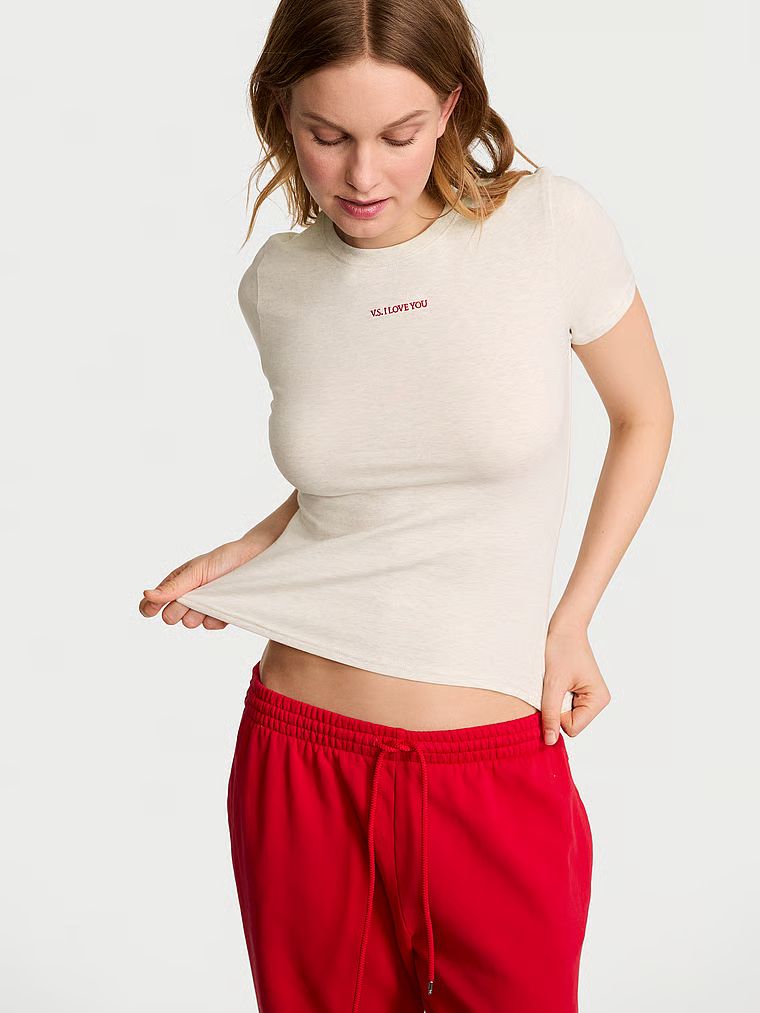Angel Essentials Tricou mulat din bumbac elastic