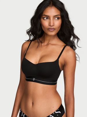 T-shirt Sutien Balconette din bumbac cu căptușeală subțire Signature Shine